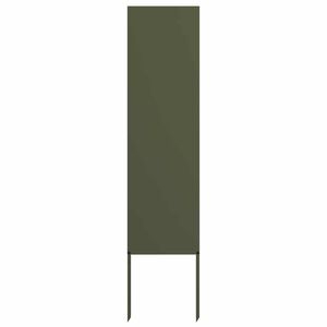 vidaXL Garden Privacy Screen Olive green 32 x 140 cm Cold-rolled steel