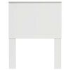 vidaXL Headboard with Headboard Gloss White 75 cm Engineered wood