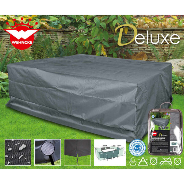 Happy People Cover for Garden Furniture Set Deluxe 200x160x70 cm Grey
