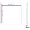 vidaXL Access Panels White 30 x 30 cm ABS Plastic