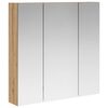 vidaXL Bathroom Mirror Cabinet Artisian Oak 70 x 14.5 x 70 cm