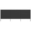 vidaXL 3-panel Wind Screen Fabric 400x120 cm Anthracite