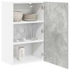 vidaXL Hanging Cabinet Concrete Grey and White 50 x 31 x 80 cm
