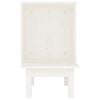 vidaXL Cat House White 60x36x60 cm Solid Wood Pine