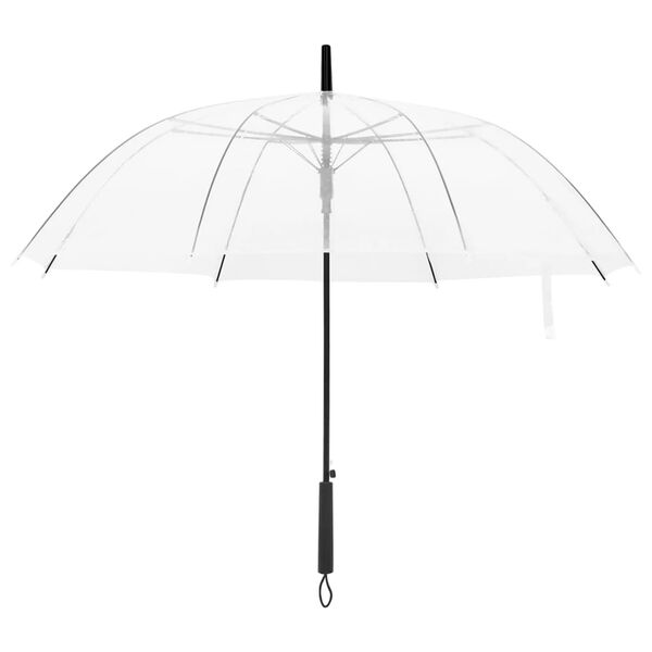 vidaXL Umbrella Transparent 100cm