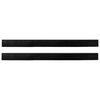 vidaXL Self-adhesive Door Brush Seals 2 pcs 100 cm Aluminium Alloy