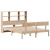 vidaXL Bookcase Bed without Mattress 140x200 cm Solid Wood Pine