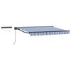 vidaXL Electric Retractable Awning 3 x 2.5 m Polyester with PU coating