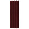 vidaXL Blackout Curtains 2 pcs Wine Red 140 x 245 cm Velvet