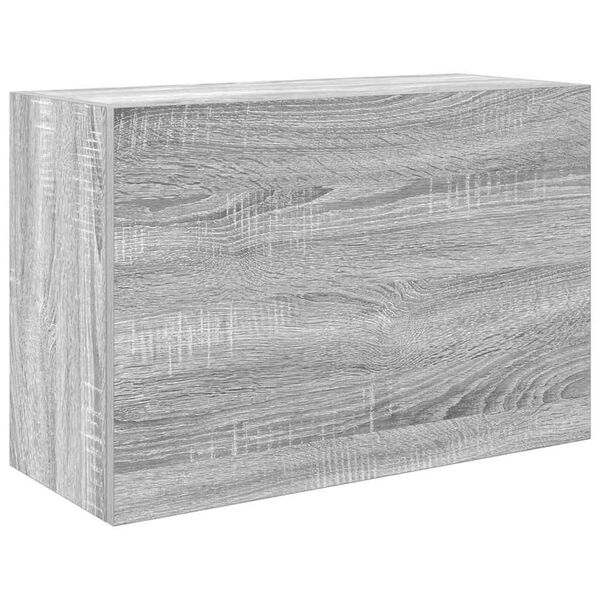 vidaXL Bathroom Wall Cabinet Grey Sonoma 60x25x40 cm Engineered Wood