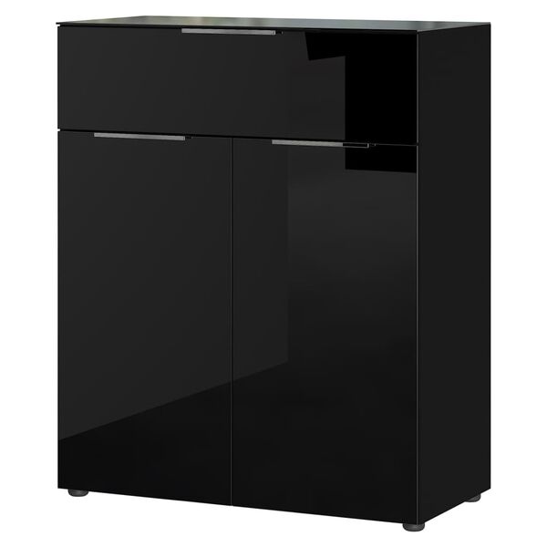 Germania Chest of 1 Drawer and 2 Doors GW-Oakland Black