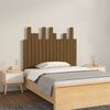 vidaXL Wall Headboard Honey Brown 95.5x3x80 cm Solid Wood Pine