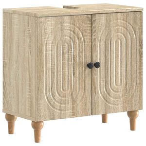 vidaXL Bathroom Sink Cabinet ALKMAAR Sonoma Oak 59.5 x 31.5x 59 cm