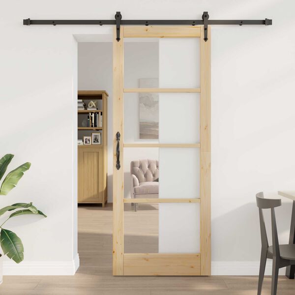 vidaXL Sliding Door ORKDAL Natural 83 x 211 cm
