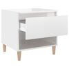 vidaXL Bedside Tables 2 pcs High Gloss White 50x46x50 Engineered Wood