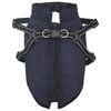 vidaXL Dog Coat Navy Blue L28