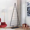 vidaXL Metal Christmas Tree with Stand Black 210 cm Steel