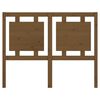 vidaXL Bed Headboard Honey Brown 125.5x4x100 cm Solid Pine Wood