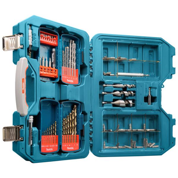 Makita 104 Piece Drill and Bit Set Metallic