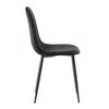 Venture Home Dining Chairs 2 pcs Polar Velvet Black