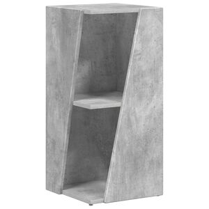 vidaXL Side Shelf Concrete Grey 33 x 32 x 70.5 cm Engineered Wood