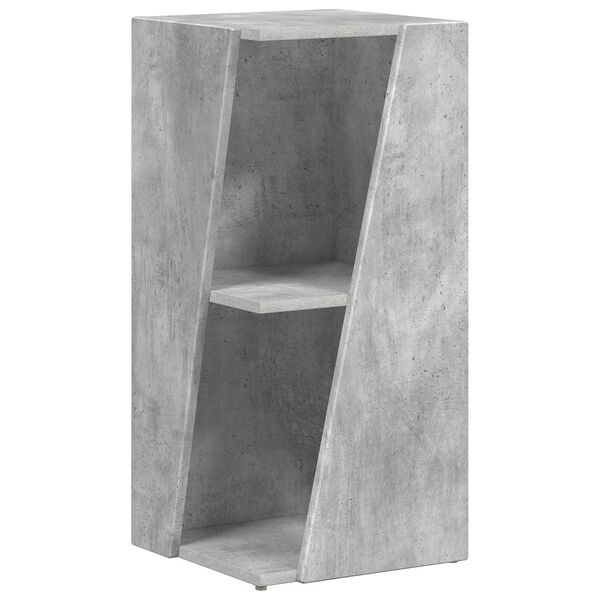 vidaXL Side Shelf Concrete Grey 33 x 32 x 70.5 cm Engineered Wood