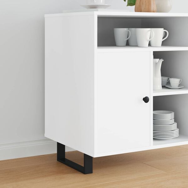 vidaXL Furniture Feet 12 pcs Black 28.1 x 4 x 10 mm Iron