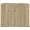 vidaXL Coffee Table Sonoma Oak 80x50x40 cm Engineered Wood