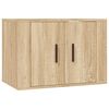vidaXL 3 Piece TV Cabinet Set Sonoma Oak Engineered Wood