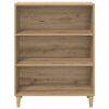 vidaXL Sideboard Artisan Oak 69.5 x 32.5 x 90 cm Engineered wood