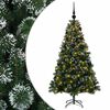 vidaXL Artificial Christmas Tree with Bauble 120 cm 150 LEDs