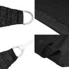 vidaXL Sunshade Sail 160 g/m² Black 4x4 m HDPE