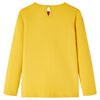 Kids' T-shirt with Long Sleeves Ochre 128