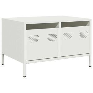 vidaXL TV Cabinet White 68x50x43.5 cm Cold-rolled Steel