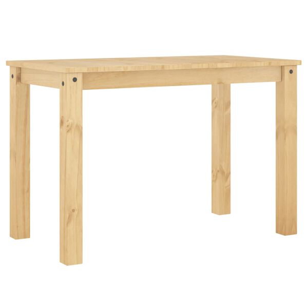 vidaXL Dining Table Panama 112x60x75 cm Solid Wood Pine