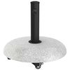 vidaXL Parasol Base Manual Light Grey Stone 45 x 45 x 40 cm Concrete