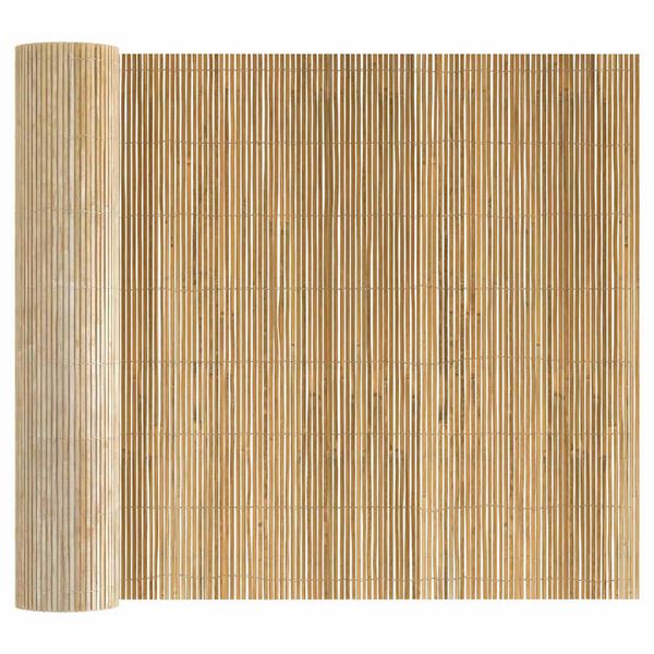 vidaXL Bamboo Fence Brown 600 x 150 cm Bamboo