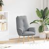 vidaXL Armchair Light Grey 69 x 74 x 93 cm Sherpa Fabric