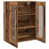 vidaXL Wall Cabinet Old Wood 69.5 x 34 x 90 cm Engineered Wood