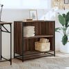 vidaXL Book Cabinet Brown Oak 80.5x35x76 cm Engineered Wood