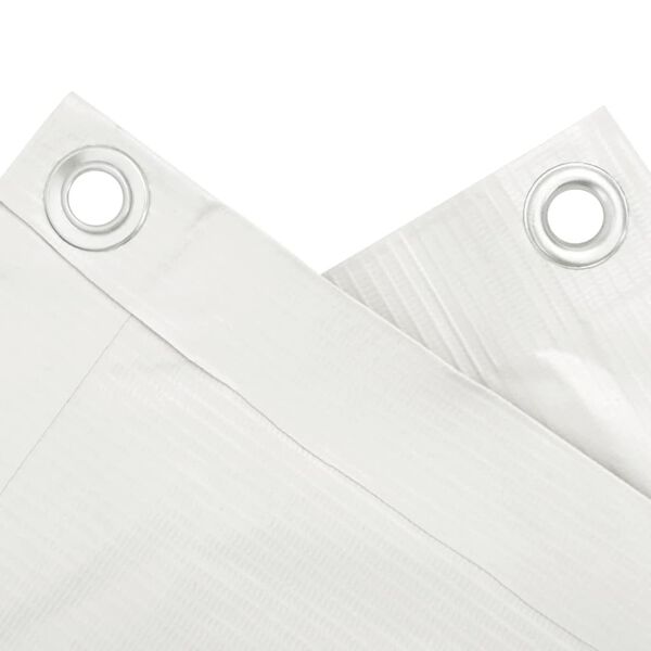 vidaXL Balcony Privacy Screen White 400x90 cm PVC