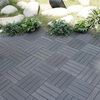 ProGarden Terrace and Decking Tiles Set 6 pcs Dark Grey