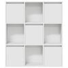 vidaXL Bookcase White 89x24x101.5 cm Engineered Wood
