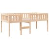 vidaXL Children's Bed without Mattress 90x200 cm Solid Wood Pine