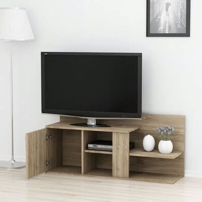 Homemania TV Stand Duru 122x33.3x55 cm Walnut