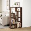 vidaXL Bookcase Brown Oak 72x20x120.5 cm Engineered Wood
