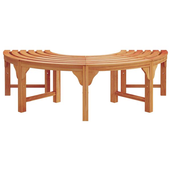 vidaXL Tree Bench Natural 160 x 80 x 45cm Solid Eucalyptus Wood