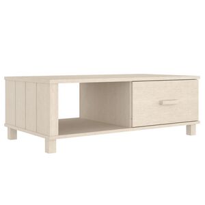 vidaXL Coffee Table "HAMAR" Honey Brown 100x55x35 cm Solid Wood Pine