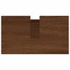 vidaXL Bathroom Cabinet Brown Oak 58x33x60 cm Engineered Wood