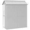 vidaXL Bird Cage with Storage Grey 215 x 110 x 247 cm Galvanised steel